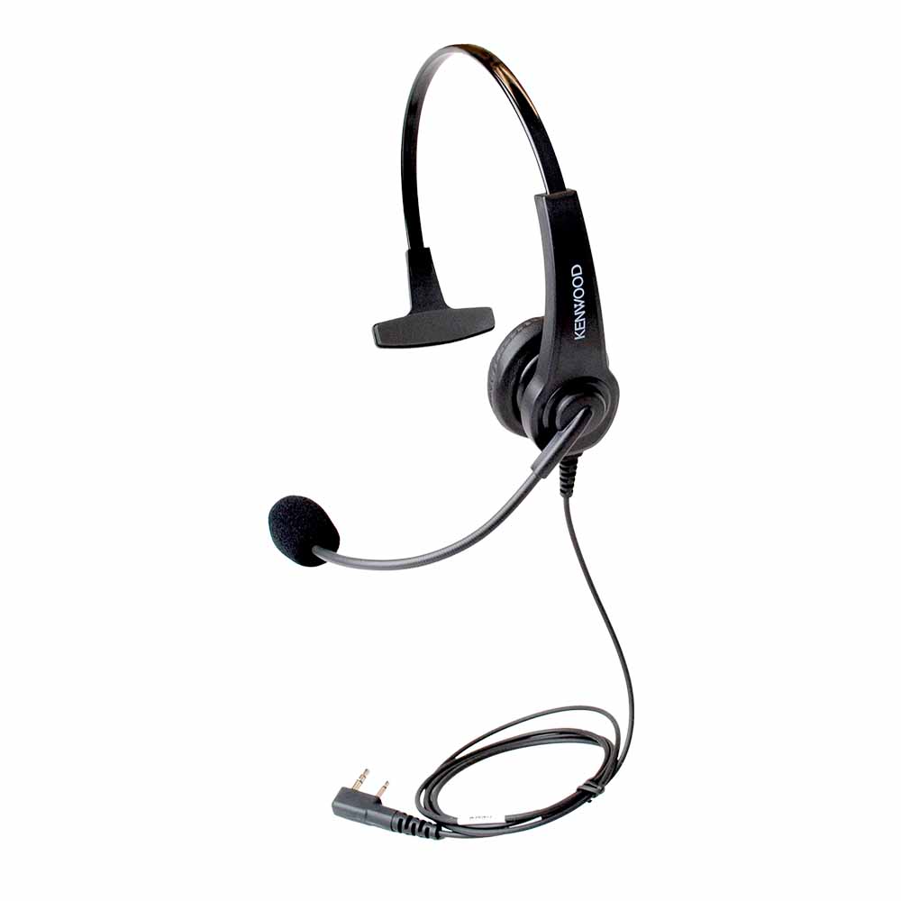 Kenwood KHS-7AC Single Muff Headset with Boom Mic & PTT