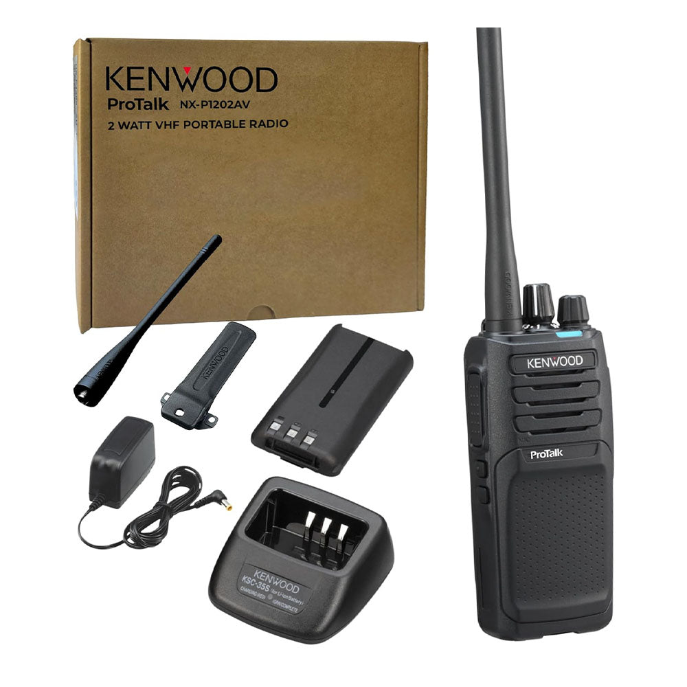 Kenwood NX-P1202AVK ProTalk VHF 2W 64-Channel Analog Two-Way Radio