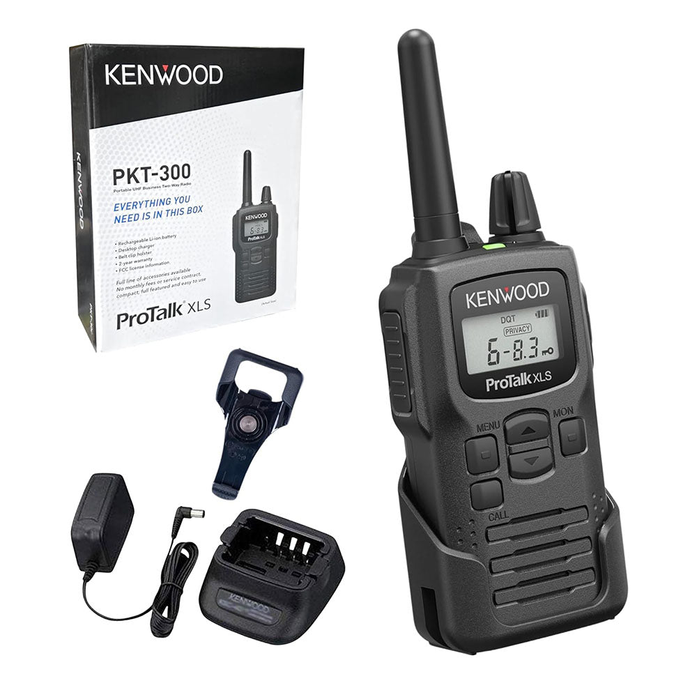 Kenwood PKT-300BKPC UHF 2W 16-Channel Analog Two-Way Radio (30-Pack)