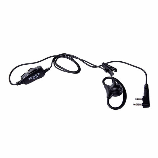 Kenwood KHS-27A D-Ring Ear Hanger Headset with In-Line PTT & Mic