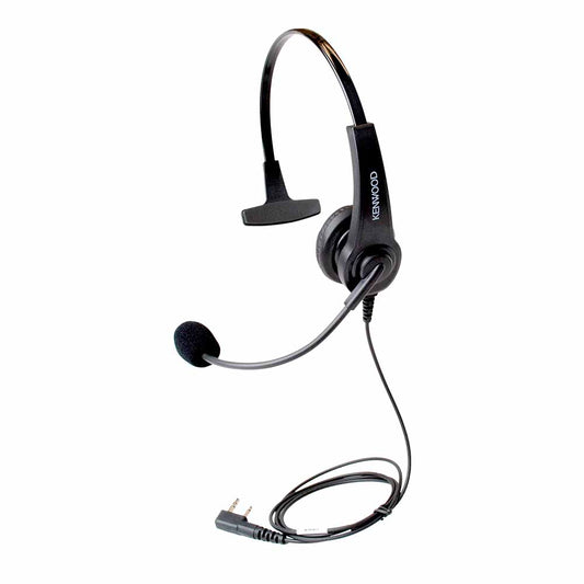 Kenwood KHS-7AC Single Muff Headset with Boom Mic & PTT