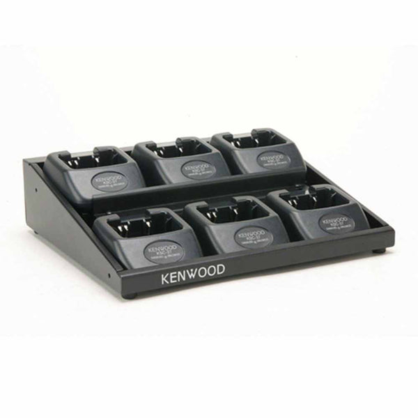 KMB-28AK Six-Unit Charger Adapter for NX-1000 Radios (KSC-35SK Compatible) - Kenwood
