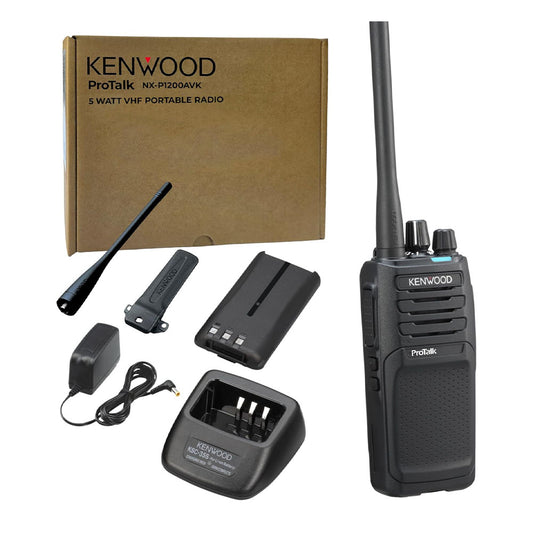 Kenwood NX-P1200AVK ProTalk VHF 5W 64-Channel Analog Two-Way Radio